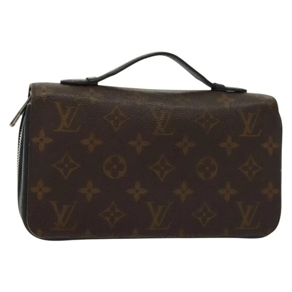 LOUIS VUITTON Monogram Macassar Zippy XL Long Wallet M61506 LV Auth 140217 - Picture 1 of 16